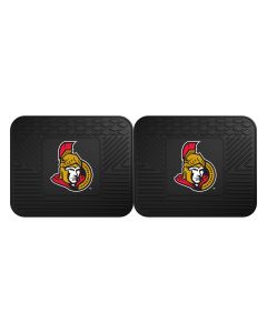 Fanmats ® - Pair of NHL Ottawa Senators Universal Vinyl Utility Rear Floor Mats (12400)