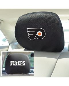 Fanmats ® - Pair of NHL Philadelphia Flyers Universal Headrest Covers (14782)