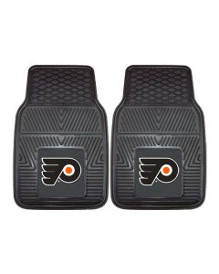 Fanmats ® - Pair of NHL Philadelphia Flyers Universal Vinyl Front Floor Mats (10486)