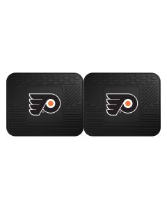 Fanmats ® - Pair of NHL Philadelphia Flyers Universal Vinyl Utility Rear Floor Mats (12406)
