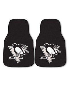 Fanmats ® - Pair of NHL Pittsburgh Penguins Universal Carpet Front Floor Mats (10356)