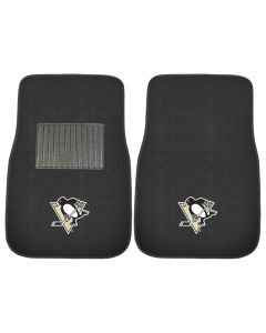 Fanmats ® - Pair of NHL Pittsburgh Penguins Universal Embroidered Front Floor Mats (17615)