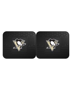 Fanmats ® - Pair of NHL Pittsburgh Penguins Universal Vinyl Utility Rear Floor Mats (12401)