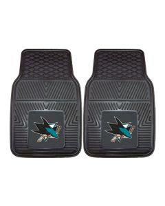 Fanmats ® - Pair of NHL San Jose Sharks Universal Vinyl Front Floor Mats (10673)