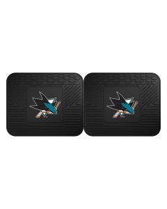 Fanmats ® - Pair of NHL San Jose Sharks Universal Vinyl Utility Rear Floor Mats (12423)