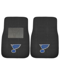 Fanmats ® - Pair of NHL St Louis Blues Universal Embroidered Front Floor Mats (17190)