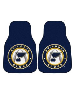 Fanmats ® - Pair of NHL St. Louis Blues Universal Carpet Front Floor Mats (10595)