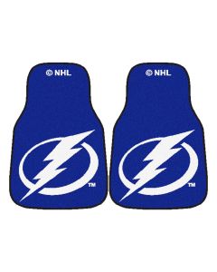 Fanmats ® - Pair of NHL Tampa Bay Lightning Universal Carpet Front Floor Mats (10551)