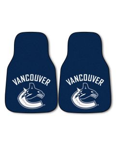 Fanmats ® - Pair of NHL Vancouver Canucks Universal Carpet Front Floor Mats (10452)