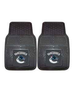 Fanmats ® - Pair of NHL Vancouver Canucks Universal Vinyl Front Floor Mats (10453)
