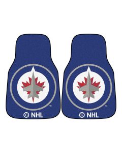 Fanmats ® - Pair of NHL Winnipeg Jets Universal Carpet Front Floor Mats (10518)