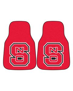 Fanmats North Carolina State University Universal Carpet Front Floor Mats, Flat Image