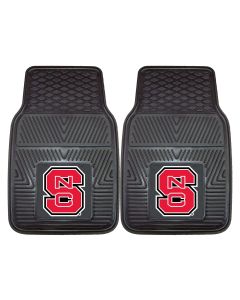 Fanmats ® - Pair of North Carolina State University Universal Vinyl Front Floor Mats (10988)