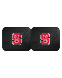 Fanmats ® - Pair of North Carolina State University Universal Vinyl Utility Rear Floor Mats (12264)