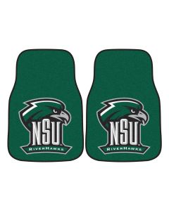 Fanmats ® - Pair of Northeastern State University Universal Carpet Front Floor Mats (13664)