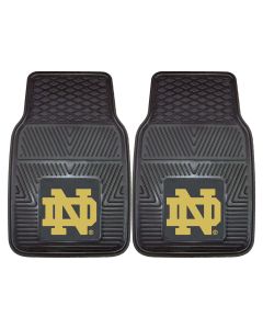 Fanmats ® - Pair of Notre Dame Universal Vinyl Front Floor Mats (13253)