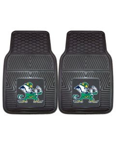 Fanmats ® - Pair of Notre Dame Universal Vinyl Front Floor Mats (8749)