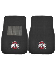 Fanmats ® - Pair of Ohio State University Universal Embroidered Front Floor Mats (10301)