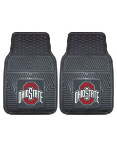 Fanmats ® - Pair of Ohio State University Universal Vinyl Front Floor Mats (7924)