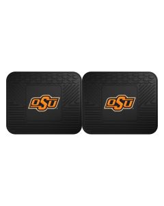 Fanmats ® - Pair of Oklahoma State University Universal Vinyl Utility Rear Floor Mats (12428)