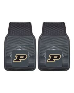 Fanmats ® - Pair of Purdue University Universal Vinyl Front Floor Mats (11783)