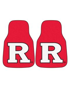 Fanmats Rutgers University Universal Carpet Front Floor Mats, Flat Image