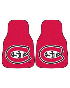 Fanmats ® - Pair of St Cloud State University Universal Carpet Front Floor Mats (7043)