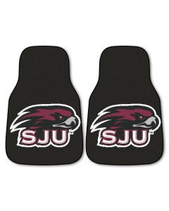 Fanmats St Joseph's University Universal Carpet Front Floor Mats, Flat Image