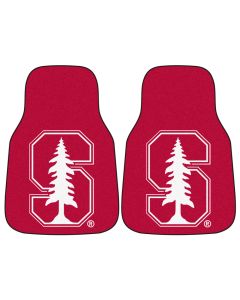 Fanmats Stanford University Universal Carpet Front Floor Mats, Flat Image