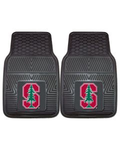 Fanmats ® - Pair of Stanford University Universal Vinyl Front Floor Mats (12656)