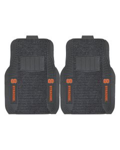 Fanmats ® - Pair of Syracuse University Universal Deluxe Front Floor Mats (14725)