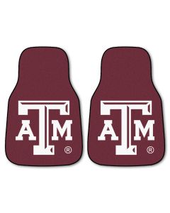 Fanmats Texas A&M University Universal Carpet Front Floor Mats, Flat Image