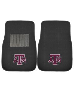 Fanmats ® - Pair of Texas A&M University Universal Embroidered Front Floor Mats (17604)