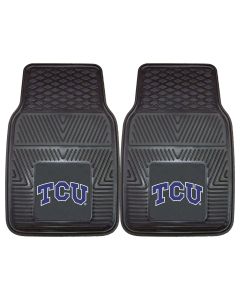 Fanmats ® - Pair of Texas Christian University Universal Vinyl Front Floor Mats (13006)