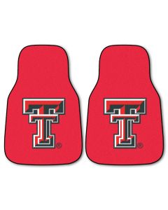 Fanmats Texas Tech University Universal Carpet Front Floor Mats, Flat Image