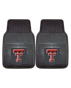 Fanmats ® - Pair of Texas Tech University Universal Vinyl Front Floor Mats (8920)