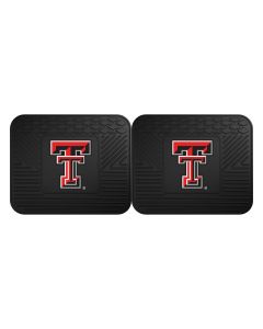 Fanmats ® - Pair of Texas Tech University Universal Vinyl Utility Rear Floor Mats (12272)