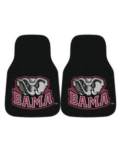 Fanmats University of Alabama Universal Carpet Front Floor Mats, Flat Image