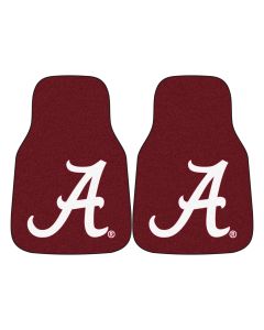 Fanmats ® - Pair of University of Alabama Universal Carpet Front Floor Mats (8307)
