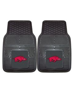 Fanmats ® - Pair of University of Arkansas Universal Vinyl Front Floor Mats (8762)