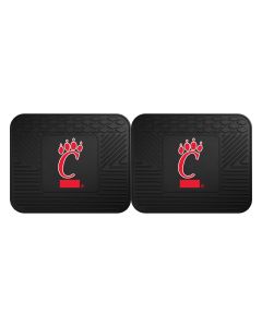 Fanmats ® - Pair of University of Cincinnati Universal Vinyl Utility Rear Floor Mats (12277)