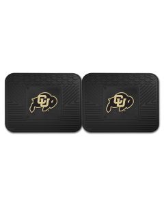 Fanmats ® - Pair of University of Colorado Universal Vinyl Utility Rear Floor Mats (12278)