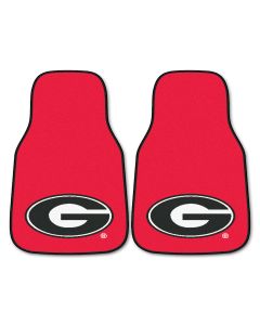 Fanmats University of Georgia Universal Carpet Front Floor Mats, Flat Image