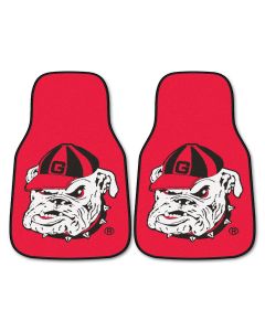 Fanmats ® - Pair of University of Georgia Universal Carpet Front Floor Mats (5637)