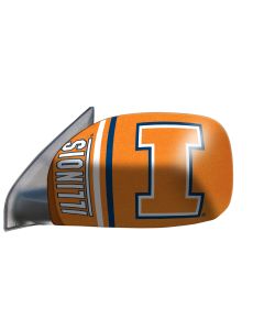Fanmats ® - Pair of University of Illinois Small Side Mirror Covers (12029)