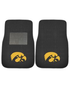 Fanmats ® - Pair of University of Iowa Universal Embroidered Front Floor Mats (17600)