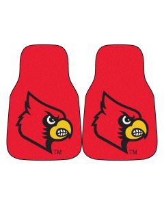 Fanmats University of Louisville Universal Carpet Front Floor Mats, Flat Image