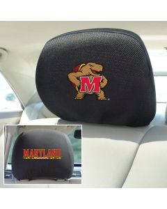 Fanmats ® - Pair of University of Maryland Universal Headrest Covers (12580)