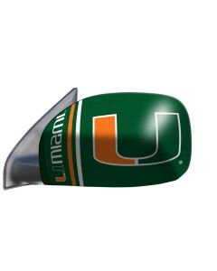 Fanmats ® - Pair of University of Miami Small Side Mirror Covers (12023)