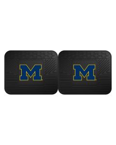 Fanmats ® - Pair of University of Michigan Universal Vinyl Utility Rear Floor Mats (12288)